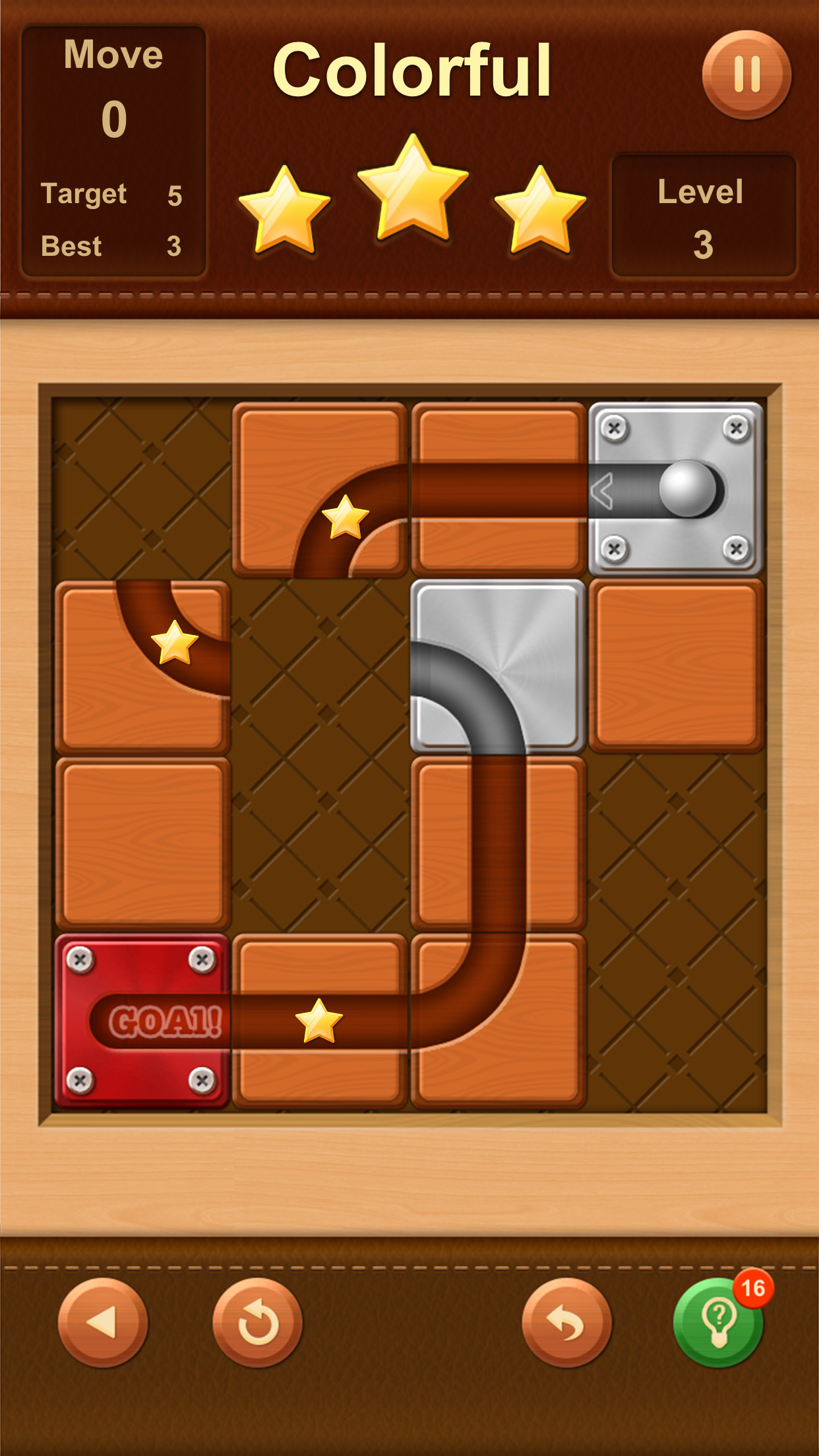 Unblock Ball: Slide Puzzle