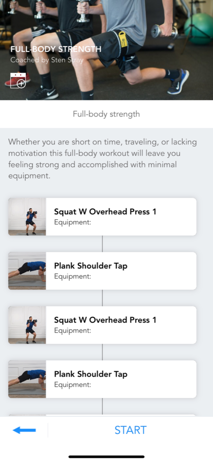 B Strong BFR Training