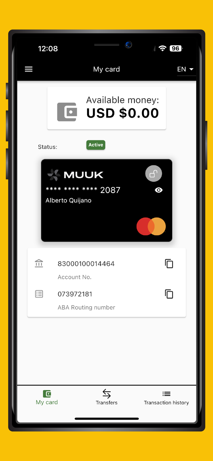 MUUK Card USA