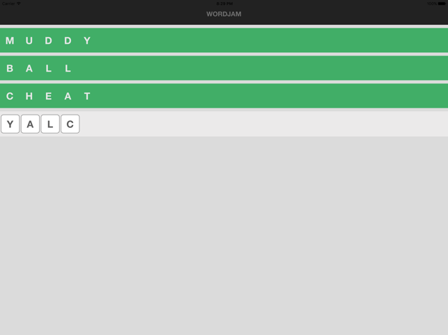 Word Jam - jumble scramble Screenshot