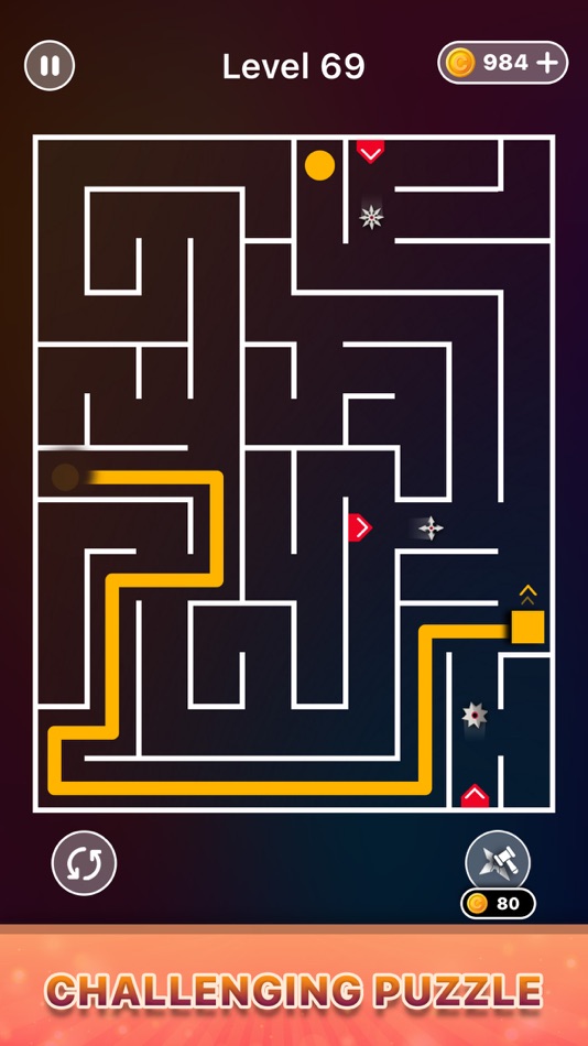 #3. Maze Run - Puzzle Games (iOS) 由: Hiren Gabani