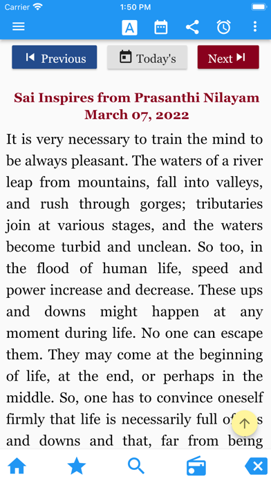 Sri Sathya Sai Speaks Screenshot