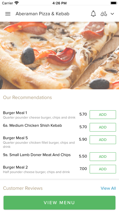 Aberaman Pizza and Kebab, Screenshot