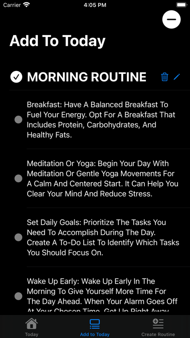 Small Steps : Routines Screenshot