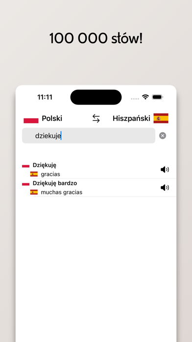 Słownik Hiszpański-Polski Screenshot