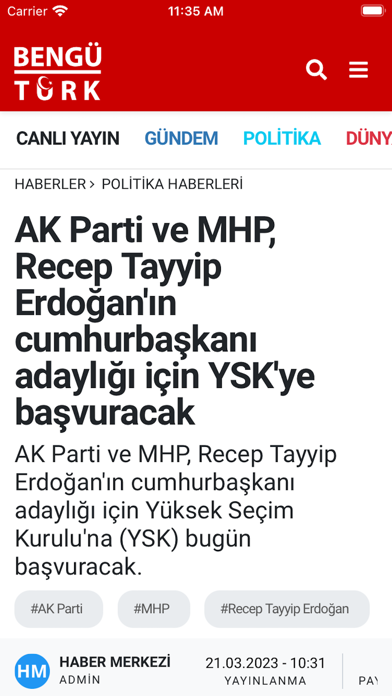 Bengü Türk Screenshot
