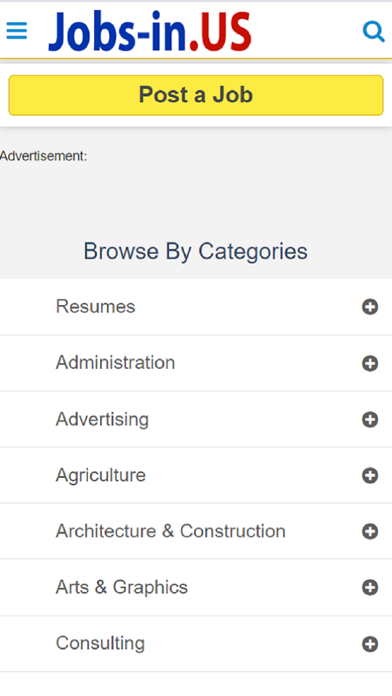 All jobs nationwide Screenshot