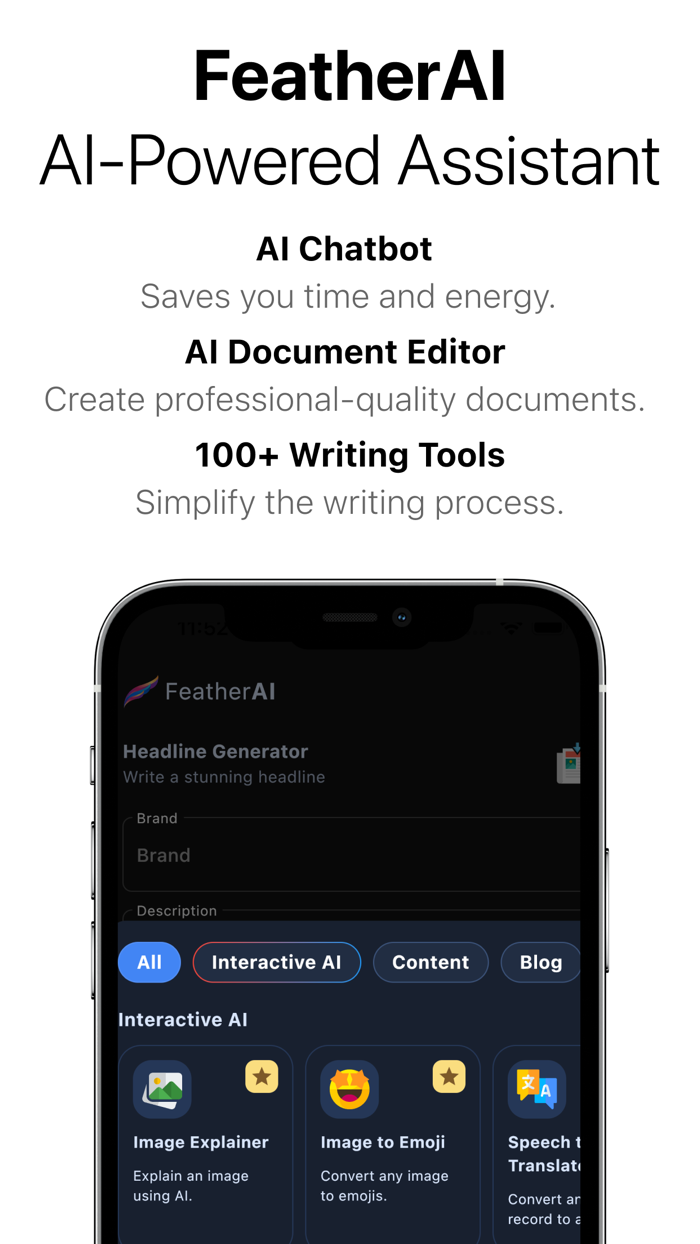 Feather AI Writer AI Chat Bot