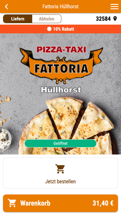 Fattoria  Lieferservice Screenshot