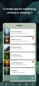 Meditation Music: Sleep Sounds screenshot #1 for iPhone