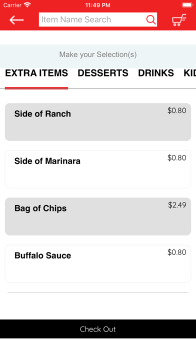 Ledgenspizza.com Screenshot