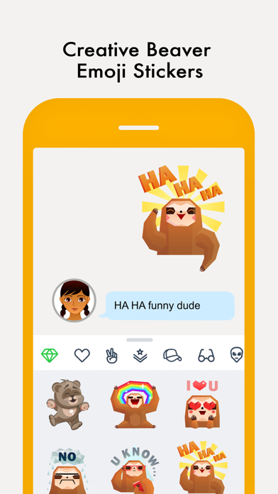 Beaver Sticker Emojis Screenshot