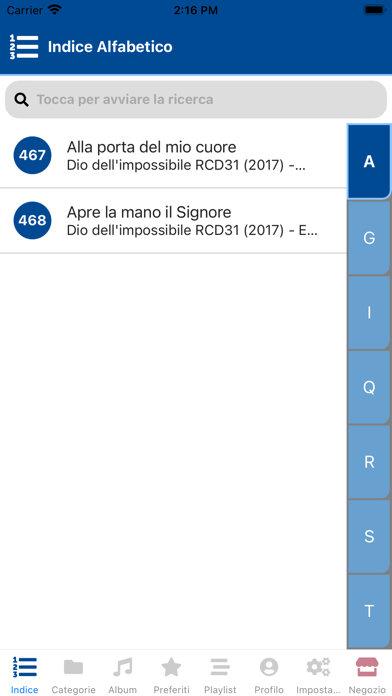Screenshot #1 pour Dio della mia Lode