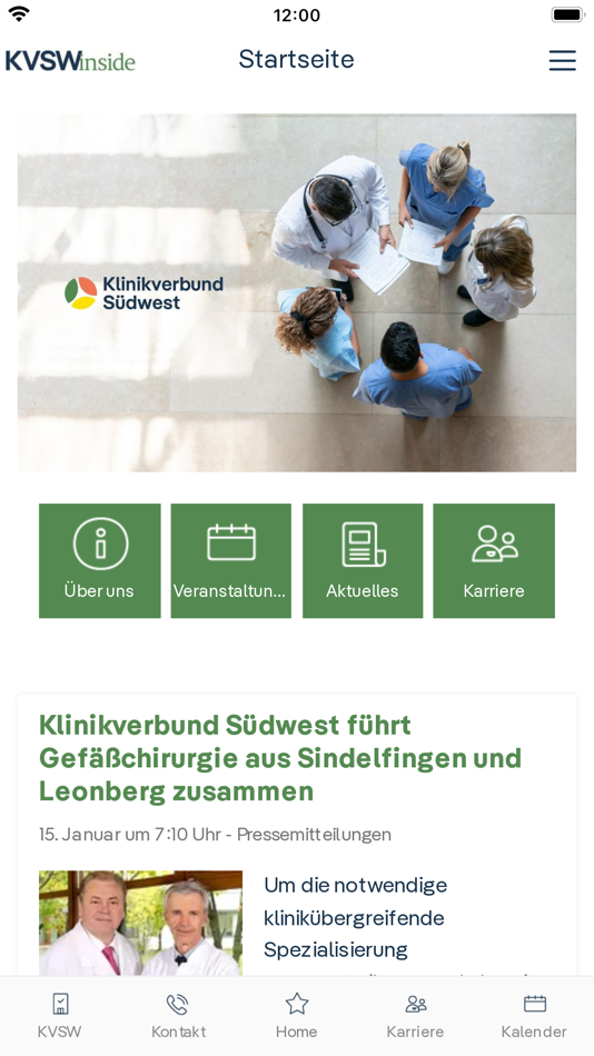 #1. KVSWinside (iOS) 由: Klinikverbund Südwest