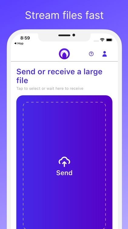 Hop - Send it fast, Hop it