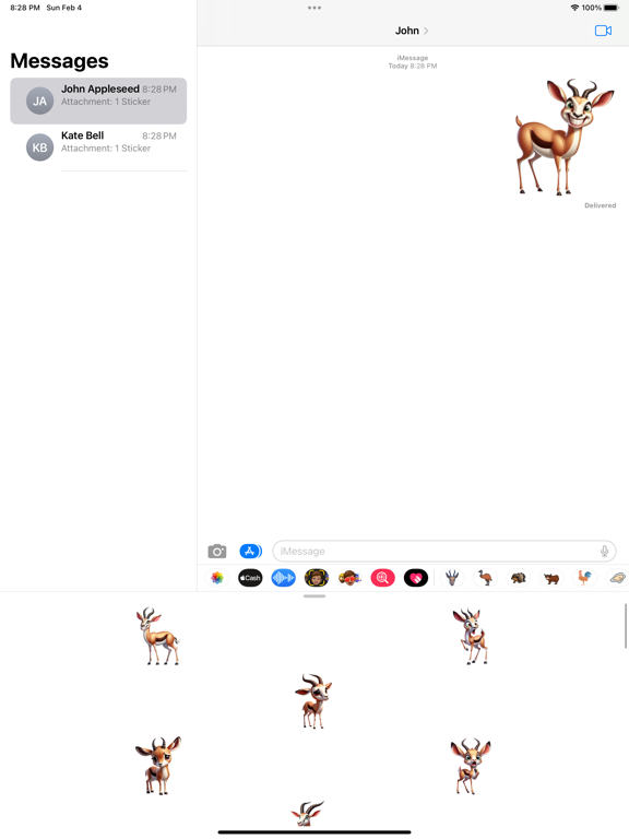 Screenshot #6 pour Springbok Stickers