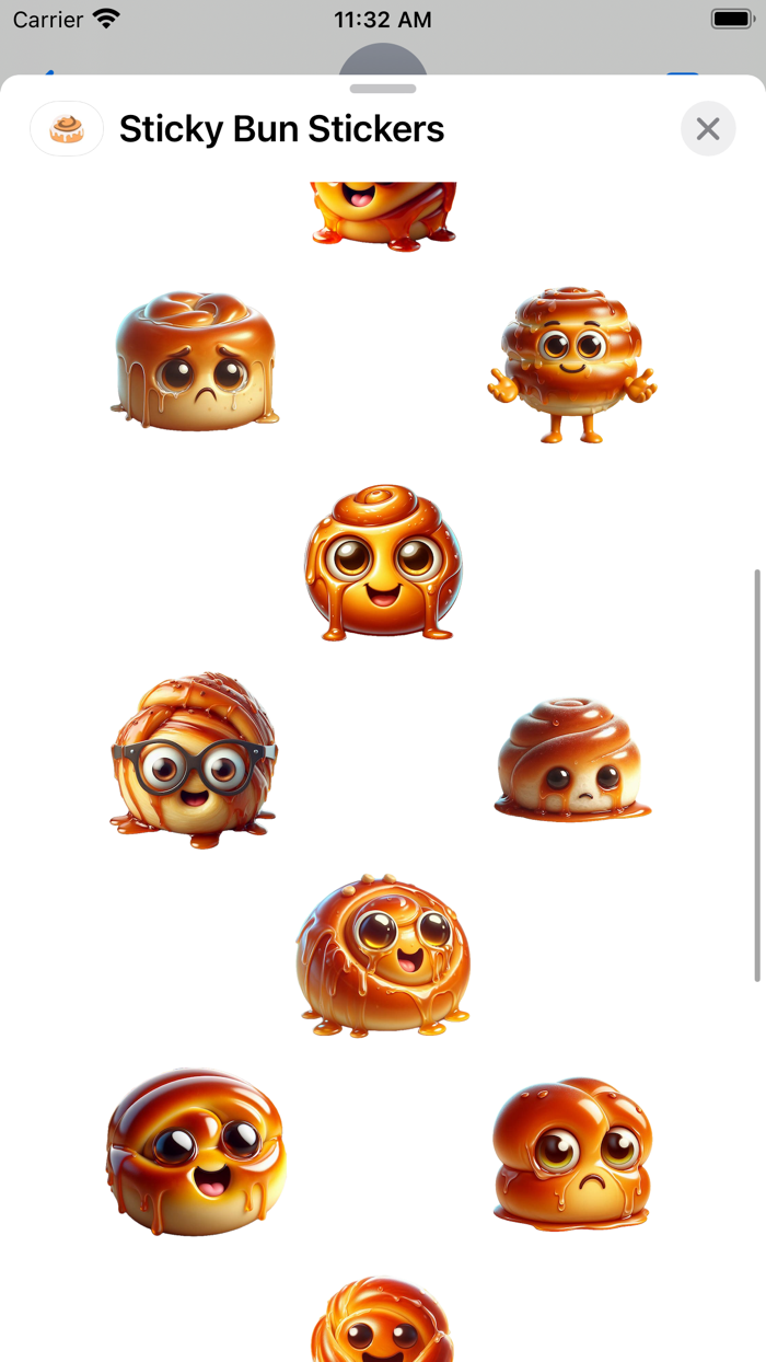 Sticky Bun Stickers