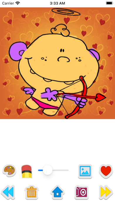 A Valentine's Day Coloring App Screenshot