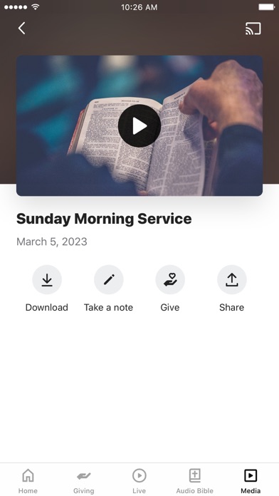 Liberty Baptist Church GBC Screenshot
