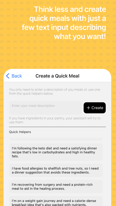 Fuddle - AI Nutrition & Recipe Screenshot