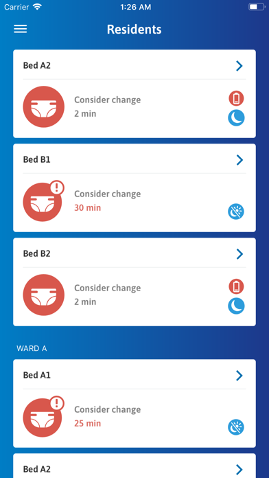 TENA Smartcare Pro Screenshot