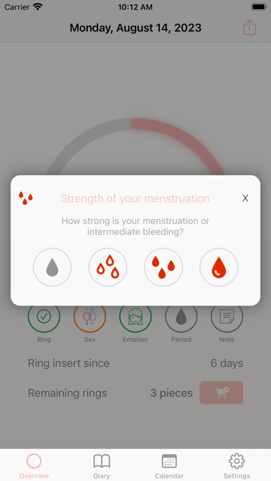 MyRing - contraceptive ring Screenshot