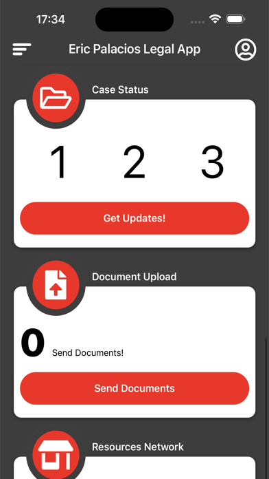 Eric Palacios Legal App Screenshot
