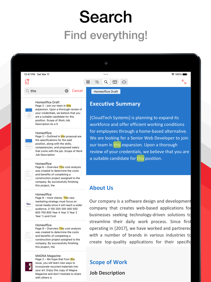 PDF Pro - Reader Editor Forms