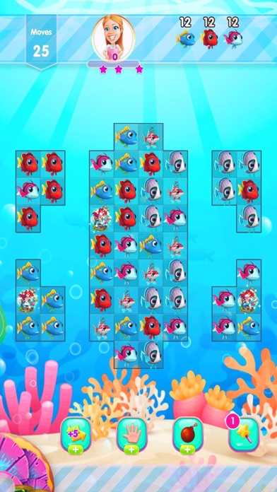 Fish Hunter - Match 3 Puzzles Screenshot