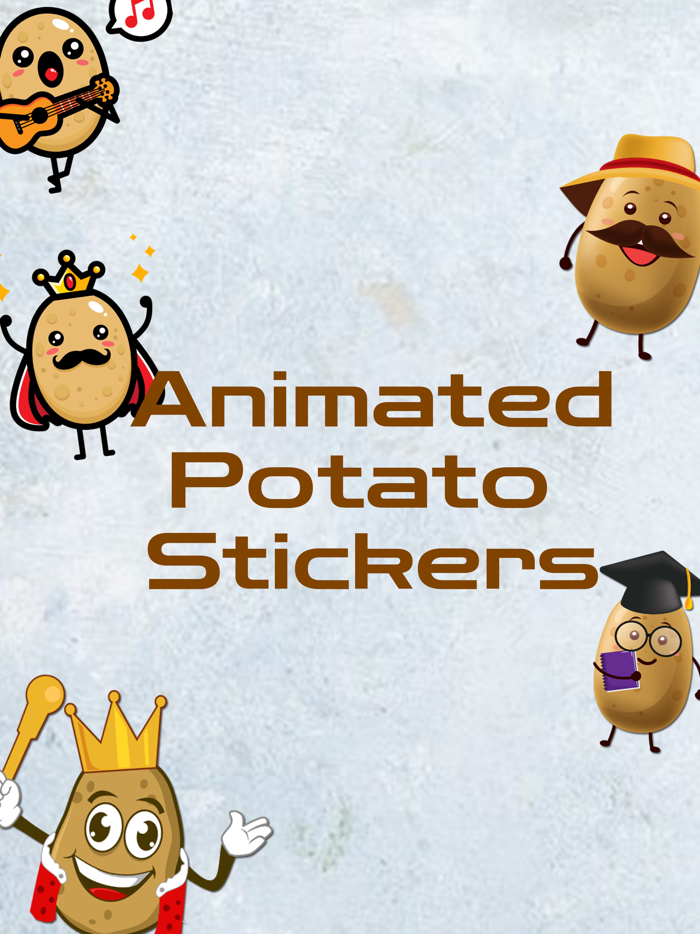 Animated Potato Stickers