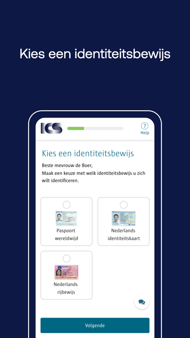 ICS Identificeren Screenshot