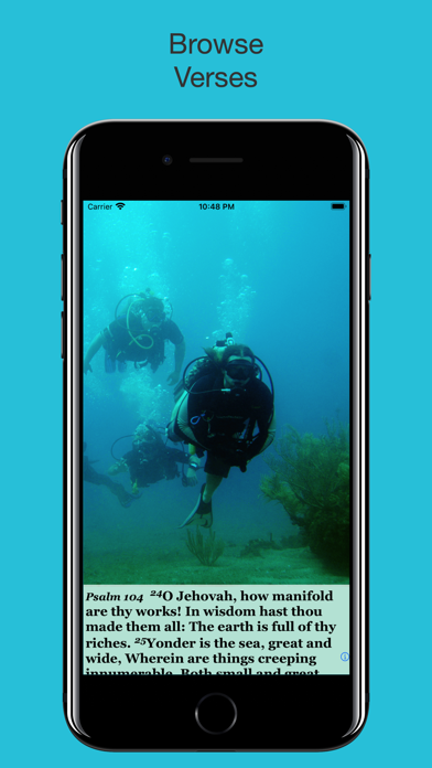 Navy Psalm Daily Quotes ASV Screenshot