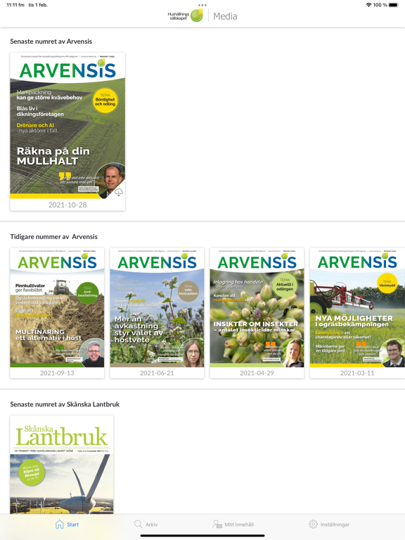 Screenshot #4 pour Hushallningssallskapet Media