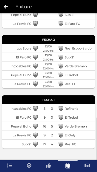 Futbol Interno De Socios CASLA Screenshot