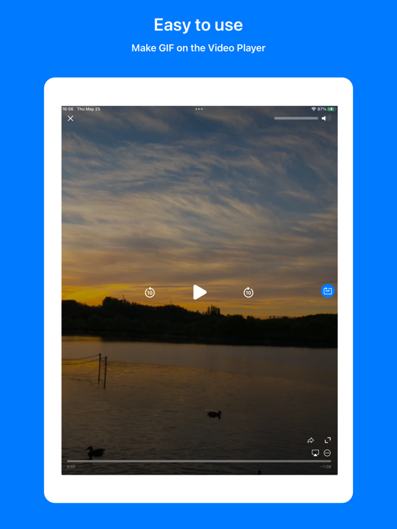 GIF Mpjex iPad screenshot 3 - Photo & Video app