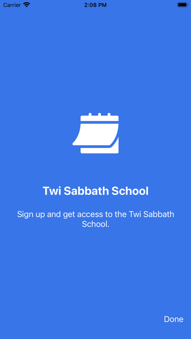 Twi Sabbath School Screenshot