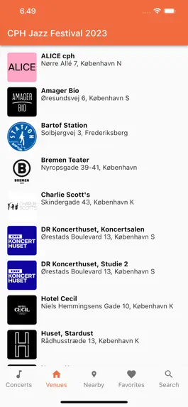 Game screenshot Copenhagen Jazz Festival 2023 hack