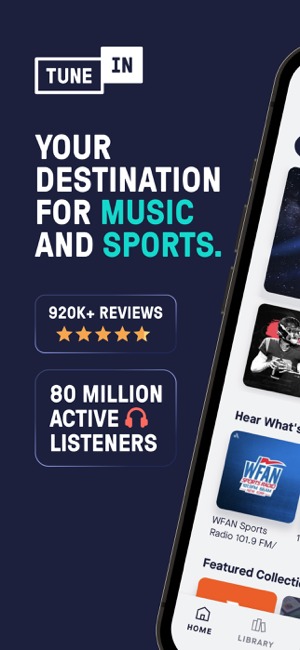 ‎TuneIn Radio: Music & Sports Screenshot