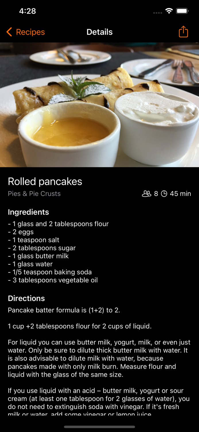 Cookbook - Recipes manager