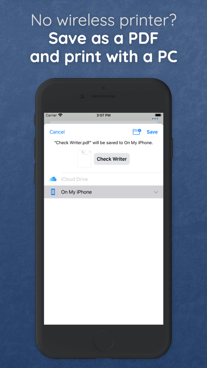 Check Writer Print Checks