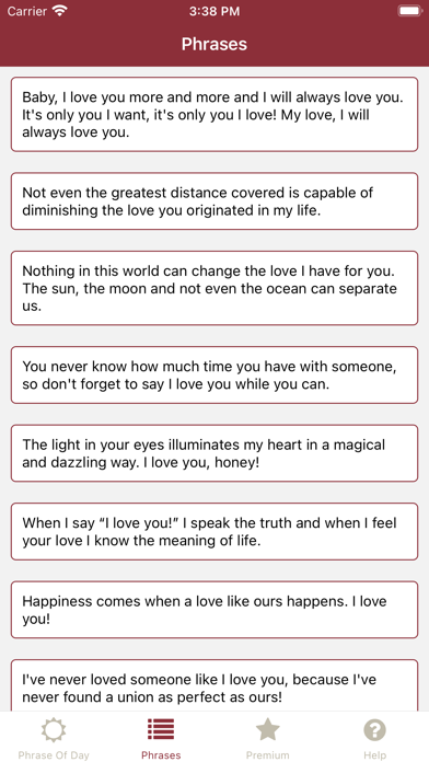 Frases para Namorados Screenshot