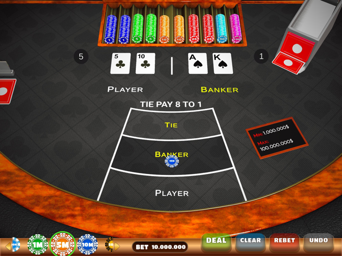 Mega Baccarat 3D - Lucky Cards