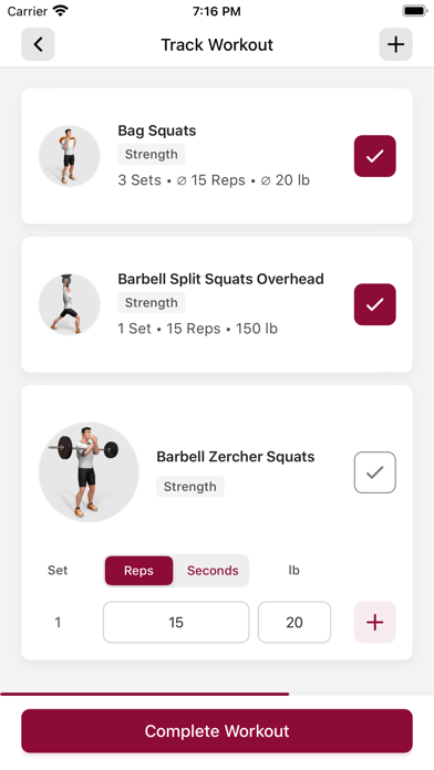 Saint Mary's Fitness Center Screenshot