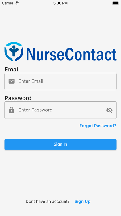 Nurse Contact Screenshot
