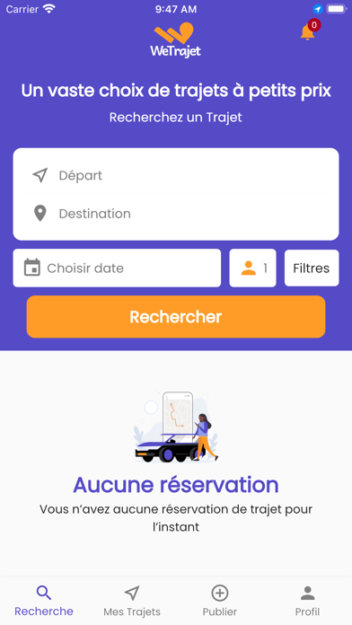 WeTrajet Screenshot