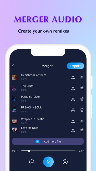 Mp3 Cutter - Audio Converter Screenshot
