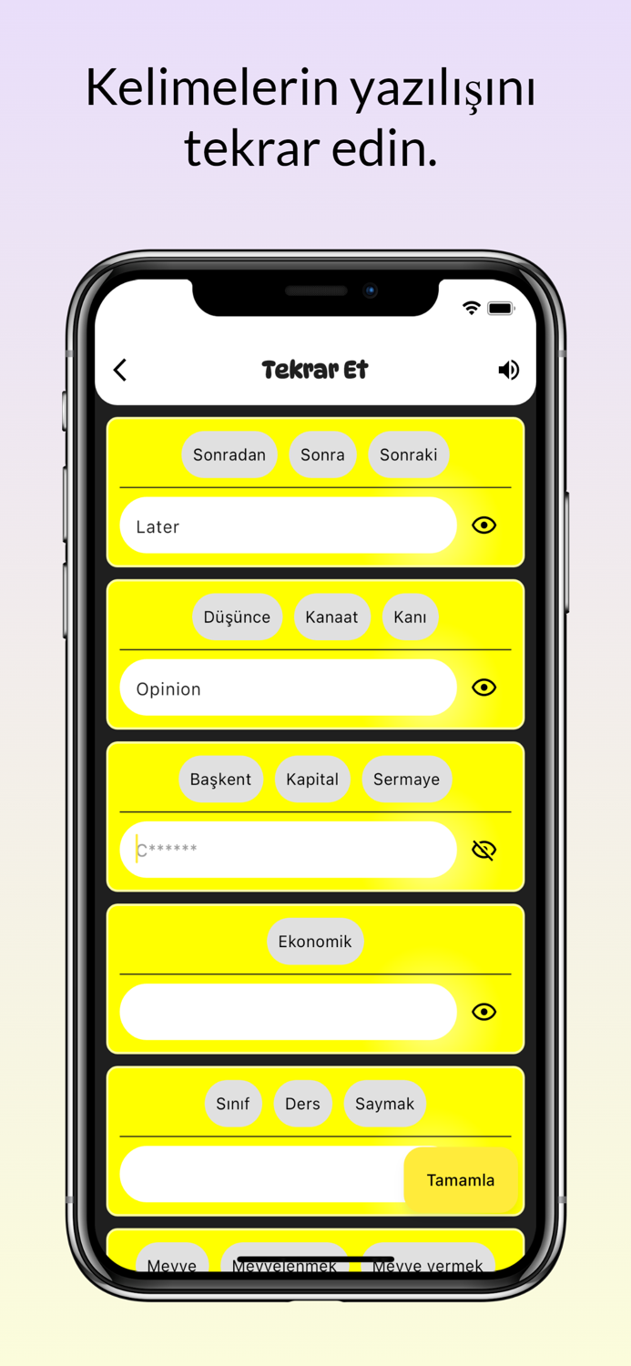 İngilizce Kelime Öğren - ENOR