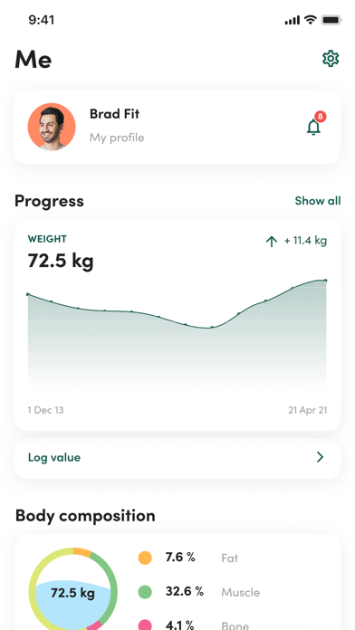Personal. Sportpraktijk Screenshot