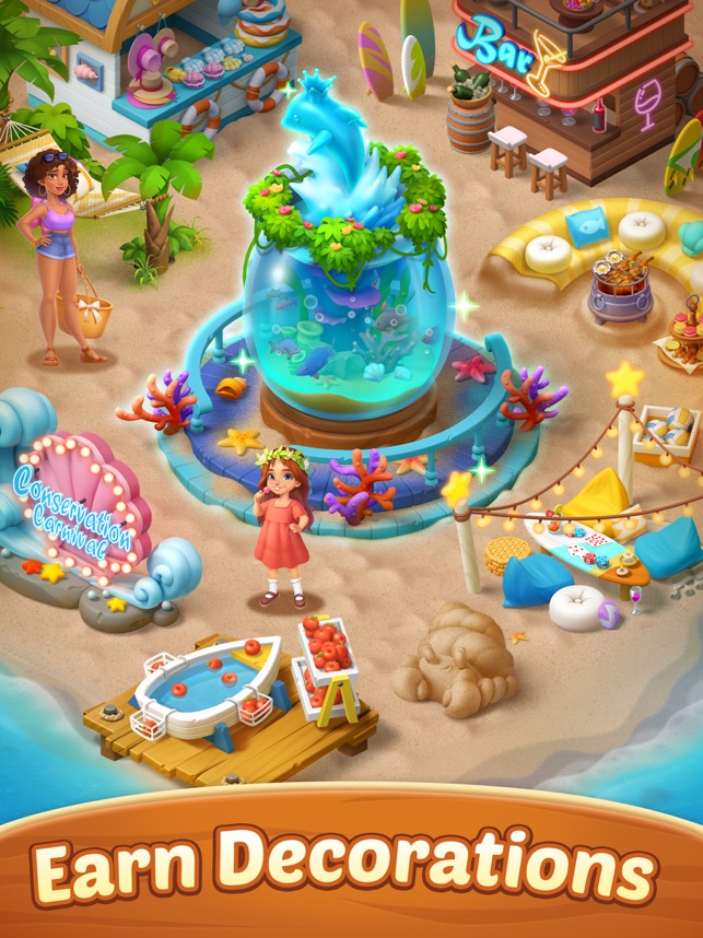 Seaside Escape: Merge & Story on the App Store