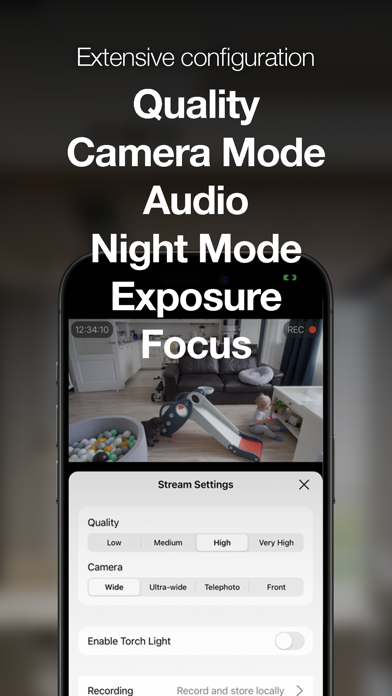 AlexCam - Mobile Home Security Screenshot